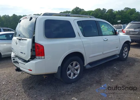 2008 Nissan Armada Se z USA, uszkodzony, nr VIN 5N1BA08D88N613734
